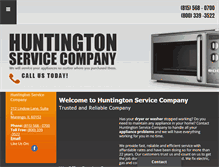 Tablet Screenshot of huntingtonservice.net